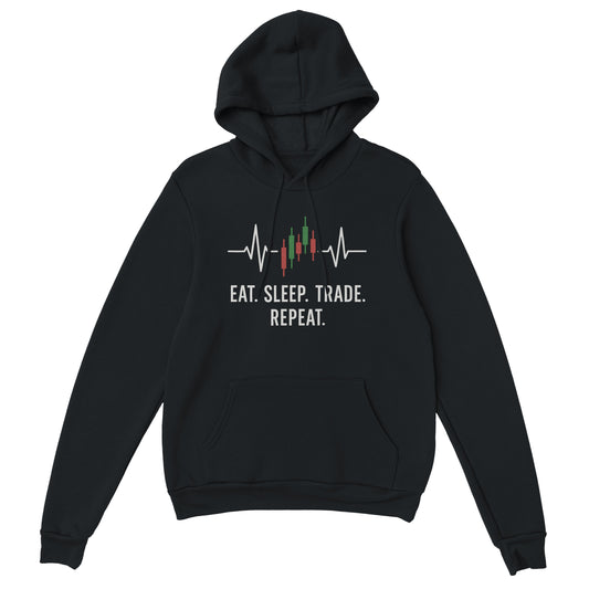 Eat. Sleep. Trade. Repeat.  Pullover Hoodie | Gildan® 18500